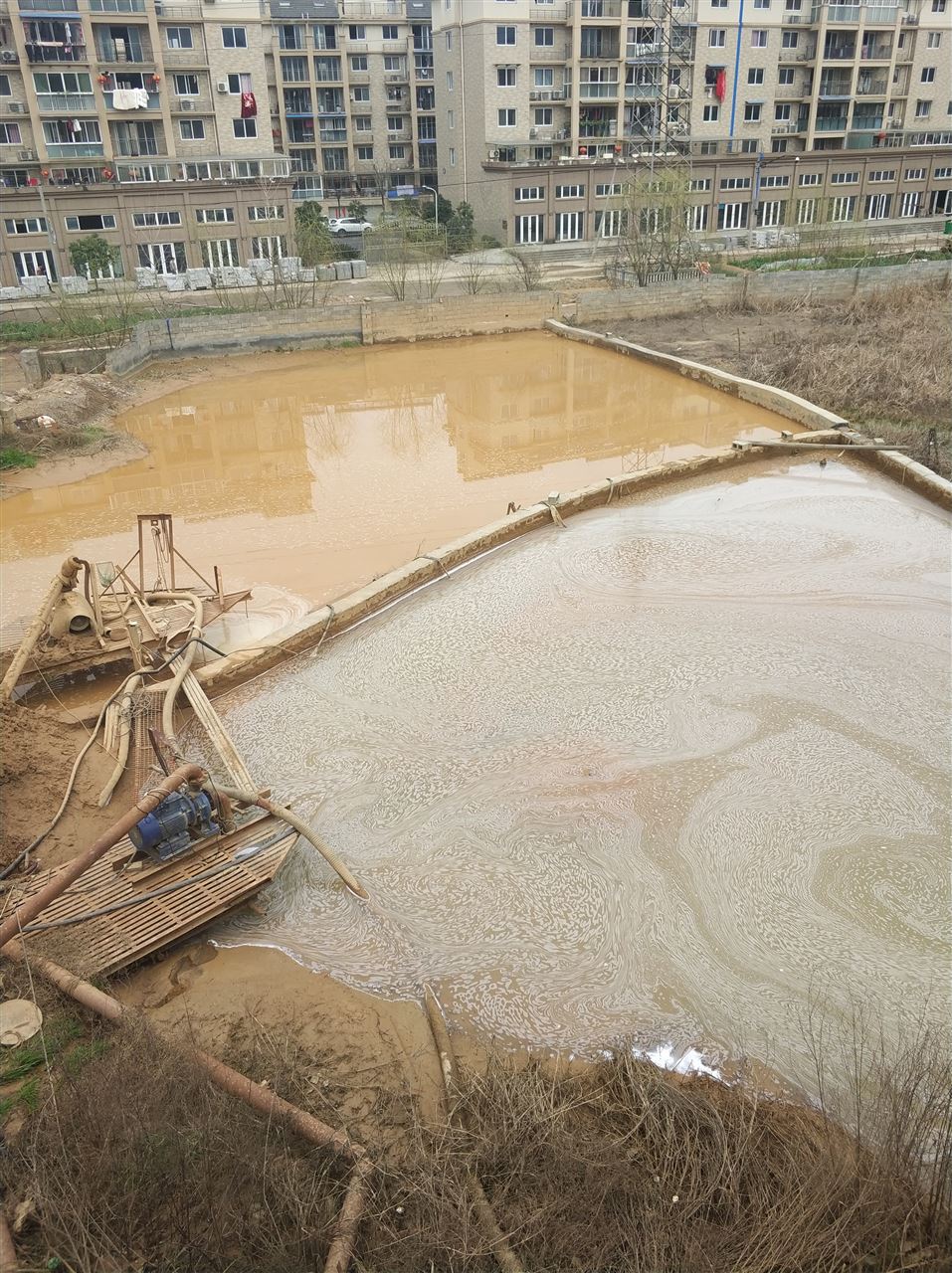 瓜州沉淀池淤泥清理-厂区废水池淤泥清淤