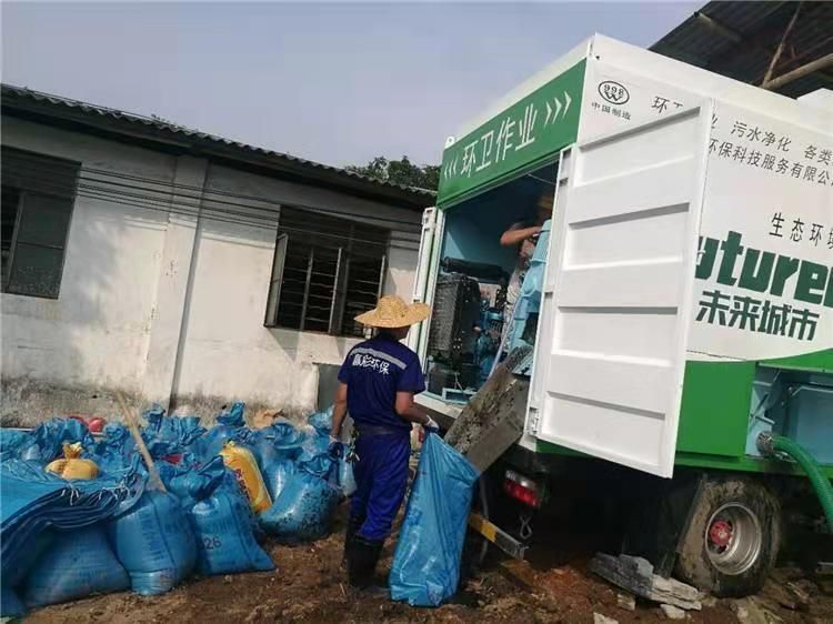 瓜州工业污泥压干处理
