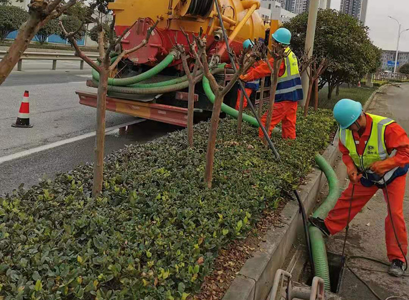 瓜州市政管道清淤
